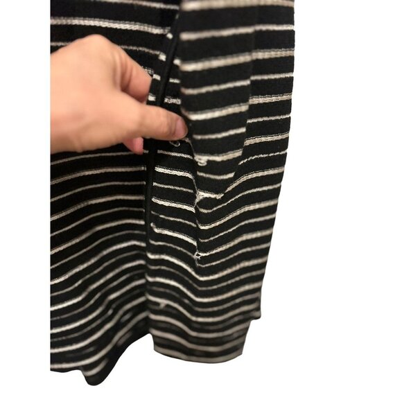 Armani Collezioni Top Sweater Black Silver Size Large - Picture 8 of 11